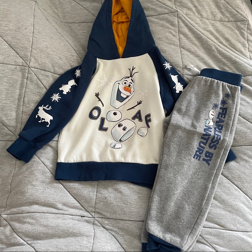 Frozen Olaf sweat set